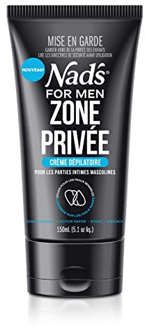 Nad's For Men Zone Privé Enthaarungscreme, Intime Enthaarungscreme