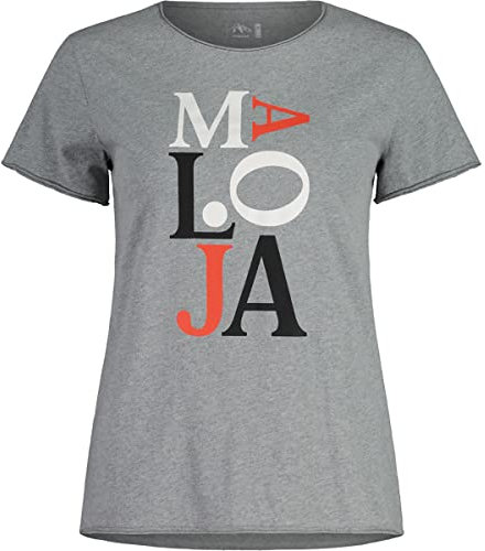 Maloja Damen Padolam Tshirt, Grau meliert, XS