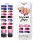MOYOU LONDON Halbgehärtete UV Gel Strips - 20 Stück - Gel-Nagelfolien UV Härtend für Maniküre in Salonqualität - Far Far Away