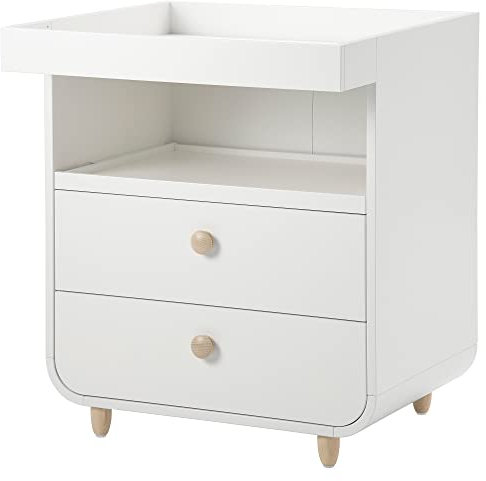 Ikea MYLLRA Wickeltisch mit Schubladen weiß