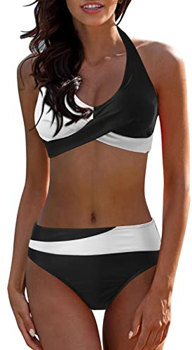 GFPGNDFHG Badeanzug Damen Sport Sport Bikini Jumpsuit Damen Bikini sportlich Damen Bikini Cup f Bikini mädchen Tankini günstig Bikini blau badenzug Damen sexy Bikini
