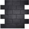 WoStick Peel and Stick Wall Tiles (10-Sheets), 1.6mm Thickness Self Adhesive Wall Tiles, Matte Black Tile Stickers Backsplash for Kitchen Bathroom Home Decoration