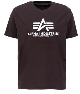 Alpha Industries Basic T-Shirt for Men Hunter Brown