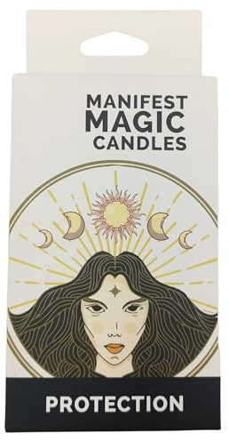 Ancient Wisdom Manifest Magische Kerzen (12 Stück) - Elfenbein - Schutzritual