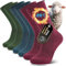 Ruixue Merino Wandersocken Herren Damen 3 Paar Atmungsaktiv Outdoor Trekkingsocken, Sportsocken, Arbeitssocken, Laufsocken, Anti-Rutsch & Anti-Blasen für Wanderungen, Sport & Alltag