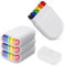 NHPY 4 Stück Regenbogen Schminke Gesichtsfarbe,Regenbogen Schminkstift Schminkstifte,Rainbow Schminke,Gay Pride Regenbogen Flagge Schminke Für Regenbogen LGBT Party,Paraden,Theaterschminke(6 Farben)