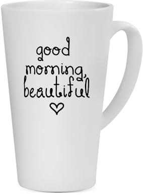 Giftme Good Morning Beautiful, Newlyweds Couples Gift, Ceramic Coffee, Tea Mug, Latte Mug. (17oz)