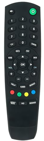 ROLLGAN Ersetzte Fernbedienung Anwendbar für Dolce Telekom Romania TV,Compatible Model:NA1400HD KA-003HD NA1170HD NA1000HD KSF-270S2CX KSF-270IR TLCC600 NA1410HD