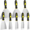 AOZBZ Lot de 8 grattoirs à papier peint, truelle en acier inoxydable, 2,5 cm, 3,8 cm, 5,1 cm, 6,3 cm, 7,6 cm, 10,2 cm, 12,7 cm, 15,2 cm, 15,2 cm, couteaux à mastic en métal, outils de peinture, pour