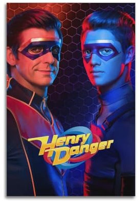 GEENUM Henry Danger TV-Serie, Poster, Schlafzimmer, Wohnzimmer, Wanddekoration, Poster, Ästhetik, Art-Deco, 30 x 45 cm, ungerahmter Stil