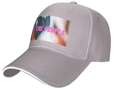 CIZIEOE Baseballmütze Basecap USA Flagge mit We The People Cap Baseball Cap Snapback Cap Cap Damen Herren