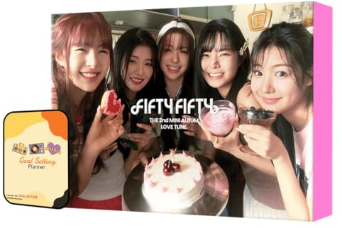 Love Tune FIFTY FIFTY Album [LOVE ver. (Standard ver)]+Pre Order Benefits+BolsVos K-POP Inspired Freebies (2nd Mini Album)