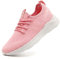 LANGFEUU Baskets pour Femmes Chaussures de Sport Chaussures de Course Tennis Chaussures de Marche en Plein air Antidérapantes Respirantes Légères Rose EU 40
