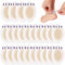 24 Pièces Pansements Ampoules Talon,Transparents Talons Hauts Pansements Hydrocolloïde Ampoules,pour prévention et soin des au pied,orteil et talon