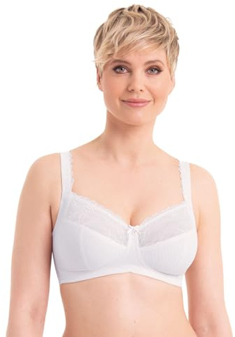 Rosa Faia by Anita Eloise Soft BH – Damen BH ohne Bügel, bequem & weich, Florale Spitze