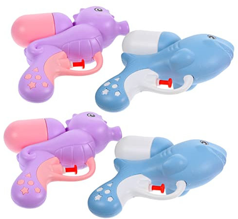 KOMBIUDA Giocattolo D'acqua Per Ragazzo Ragazza 4 Pezzi a Forma Di Animali Cartone Animato, Leggero e Resistente, Per Spiaggia, Piscina e Giochi Estivi All'aperto