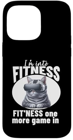 Hülle für iPhone 14 Pro Max Gaming VR Cat Graphic Einzigartiger Gamer Ich mag Fitness Lustig
