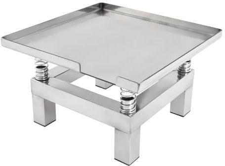 Table vibrante en béton 35 x 35 cm banc d'essai vibrant modèle secoueur plâtre tapis en tissu table vibrante en acier inoxydable formes béton petit banc d'essai vibrant en acier inoxydable