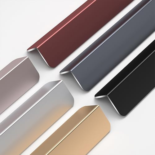 Eckschutz Aus Aluminium, Übergangsleiste Für Bodenschwellen, Metallkantenleiste Für Die Kante Von Türen, Fenstern, Tischen, Möbeln Und Schränken(Gold,W15mm*l100cm)
