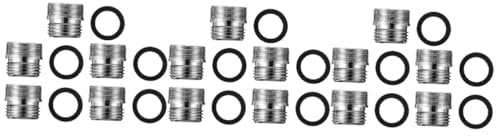 NUOBESTY 15pcs Water Filter for Tap Activated Carbon Faucet Adapter Shower Filter Hard Water Garden Hose Connector Sink Faucet Connector