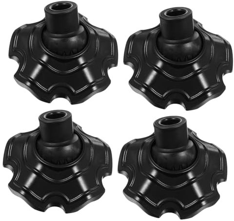 GANAZONO 4pcs Camping Chair Leg Caps Sturdy Plastic Foot Covers for Outdoor Furniture Legs and Tables Soft Floor Protectors for Garden and Office