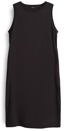 OPUS Damen Minikleid | Wemba sommerliches Trägerkleid mit Rippbündchen Midnight Brown, 36