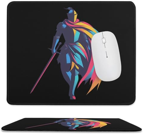 Medievalknight Mouse Pad Rubber Waterproof Mouse Desk Pad for Office Home 9.8x11.8