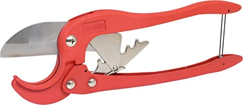 KS Tools 222.0003 Kunststoff-Rohrschere, Ø 0-63mm | Klinge aus Edelstahl, für Ø 0 - 63,0 mm