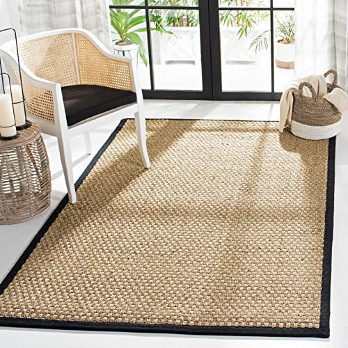 Safavieh NF114 Tapis d'intérieur rectangulaire tissé en Fibre Naturelle pour Salon, Chambre à Coucher ou Tout Espace intérieur 152 x 244 cm