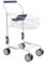 Bayer Chic 2000 760 50 Einkaufswagen aus Metall mit integriertem Puppensitz, tolle Ergänzung zum Kaufladen, Navy Blue