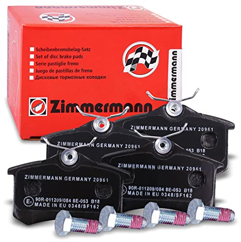Zimmermann 20961.172.1 Bremsbelagsatz, hinten, inklusive vibrationshemmender Platte