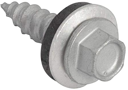 Lot de 100 vis Forgefix 6,3 mm x 25 mm à tête hexagonale FORTFHT6325 TechFast, pour tôle et bois