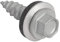 Lot de 100 vis Forgefix 6,3 mm x 25 mm à tête hexagonale FORTFHT6325 TechFast, pour tôle et bois