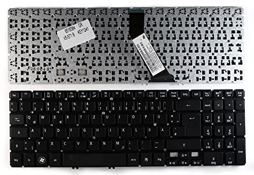 Power4Laptops Deutsch Schwarz kompatible Ersatz Tastatur kompatibel mit Acer Aspire V5-531-987B4G32Makk