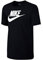 Nike Herren Tee-Futura Icon T-Shirt, Schwarz, L