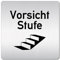 Türschilder24 XXL Schild - Türschild (Variante B) • 125 x 125 mm • Vorsicht Stufe • 1,5 mm Aluminium Vollmaterial • 100% Made in Germany (Vorsicht Stufe)