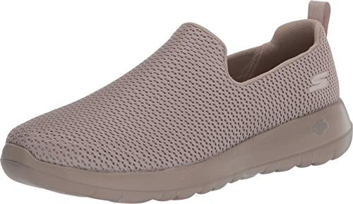 Skechers Mens Go Walk Trainer Max Comfort Memory Foam Lightweight Summer Shoe (UK10, Taupe)