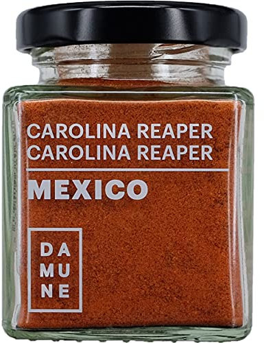 DAMUNE Carolina Reaper Molido - 45g - Chile más picante del Mundo