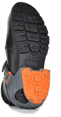 Low Pro Heel Ice Cleat, Anfahrhilfe für Schnee und Eis, Industriequalität, Größe L (1 Paar)