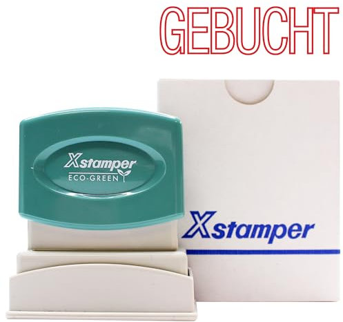 X-Stamper Gebucht rot