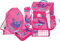 SCHMETTERLING SCHULRANZEN SET MÄDCHEN 1 KLASSE | SET 5 TEILIG FÜR GRUNDSCHULE | SUPER LEICHT | ERGONOMISCH und ANATOMISCH | inkl. Sportbeutel, Federmäppchen, Stifteetui, Trinkflasche
