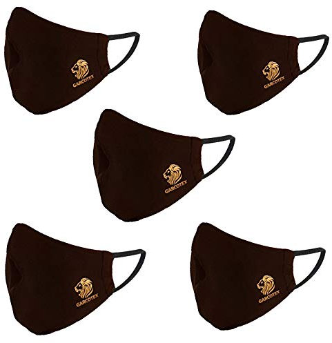 Garcotex, wiederverwendbare Gesichtsmaske, unisex, Schutz, waschbar, atmungsaktiv, Rauch-/Luftverschmutzungsschutz, für Fahrrad, Motorrad, Sport und Outdoor, diverse Farben