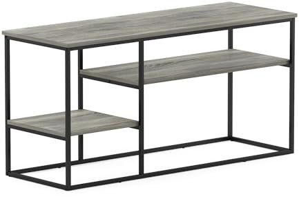 Furinno Moretti Soporte de TV Modern Lifestyle, Madera de ingeniería, Roble Francés, 114.7 (L) x 55.6 (H) x 38.2 (P) cm
