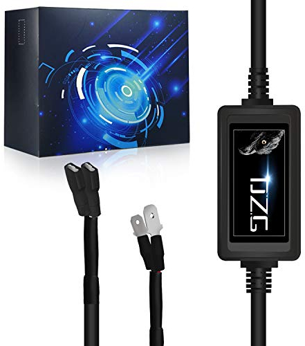 DZG H7 LED Scheinwerfer Canbus Upgrade Decoder Keine Fehlerwarnung Canceller Anti-Flicker-Widerstandskabelbaum für 12V, 2 Stück