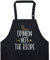 EXPRESS-STICKEREI Schürze Damen/Männer mit lustigem Spruch YOUR Opinion is NOT in the recipe Kochschürze Grillschürze verstellbar mit Tasche Küchenschürze Herren Latzschürze Geschenk Hobbykoch