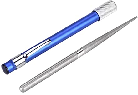 Point Sharpener, Pen Type Knife Sharpener Ceramic Tapered Stick for Outdoor Kitchen Multipurpose Sharpening Stone