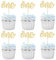 Gyufise 24 Pack One Cupcake Toppers Gold Glitter First Birthday Decorations for Kids Boy Girl First Birthday Party Decoration Supplies