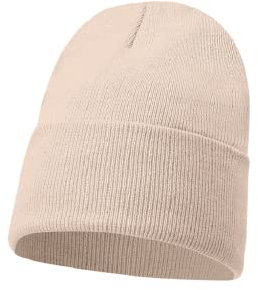 Gadgets Mafia Beanie for Men,Comfortable Breathable Stretchy Soft Cuffed Beanie Winter Hats for Mens (Beige)