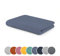 sleepling Kuscheldecke Waffeloptik, Sofadecke, hautsympathisch, temperaturregulierend, 100% Baumwolle, Ökotex Made in Green 100, waschbar, 150 x 200 cm, himmelblau