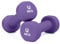 unycos - Kurzhanteln Neopren 2er Set von 6 kg, Rutschfest, Anti-Roll-Design, Bequemer Griff, Krafttraining, Fitness, Pilates, Training, Fitnessstudio, Gymnastikhanteln (Dunkelviolett)